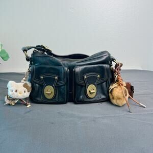 Coach Legacy 65th Anniversary Black Leather Shoulder Bag 10328